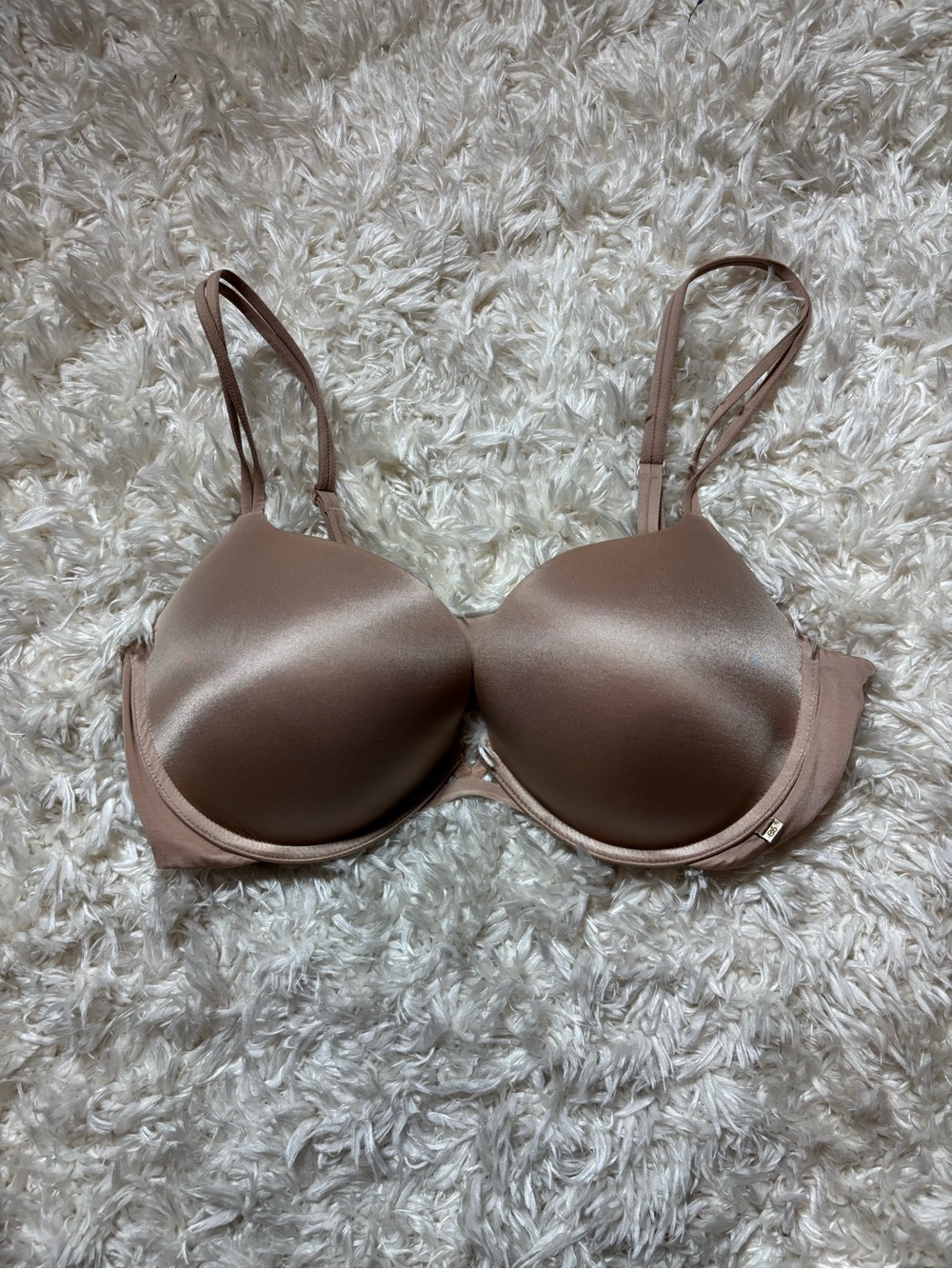 Victoria's Secret Satin Very Sexy Nude Bra-38C